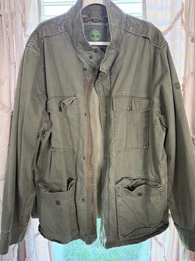 Timberland Olive Green Military Field Jacket